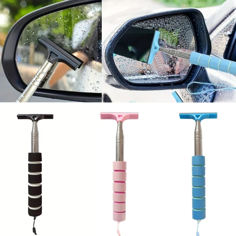 Extendable Car Wiper Multifunctional Rearview Mirror Wiper Windshield Wiper for Car Cleaning