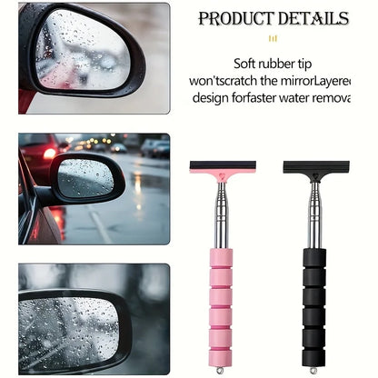 Extendable Car Wiper Multifunctional Rearview Mirror Wiper Windshield Wiper for Car Cleaning