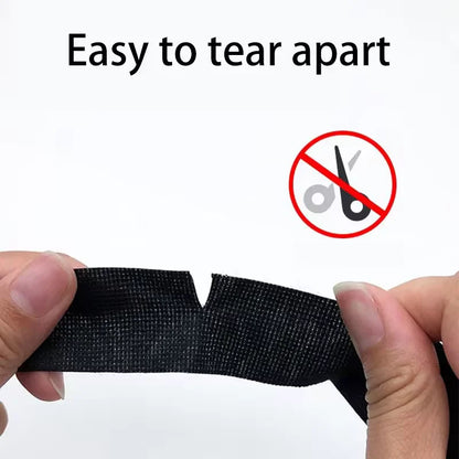 15 Meter Heat-resistant Flame Retardant Tape Coroplast Adhesive Cloth Tape For Car Cable Harness Wiring Loom Protection
