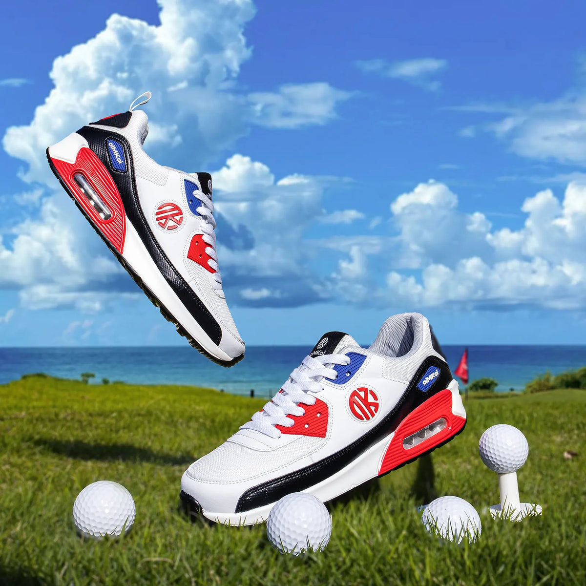 Men's Running Shoes Breathable Air Cushion Sneakers Athletics Sport Trainer Tennis Basketball Shoes