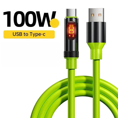 240W Max Digital Display Fast Charge Cable with Aluminum Alloy Case, 480Mbps, Type-C To Type-C for IPhone 17 16 15 Pro Max
